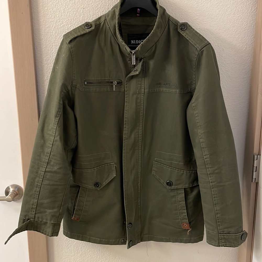 Men’s military style jacket from Nidicus